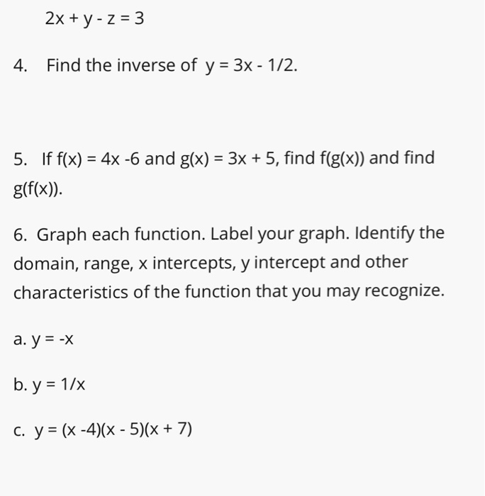 Solved Solve The Systems Graph The Systems Check Your Chegg Com