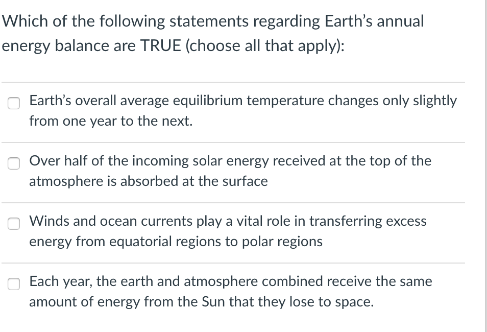 Which of the Following Statements About Solar Energy is True  