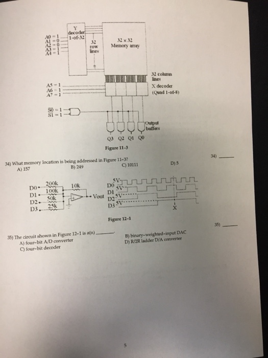 Solved A01 32 X 32 Ml 32 Ow Memory Aray As 1 A6 1 1 32 Chegg Com