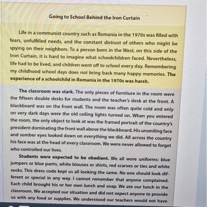 Explain Why Food Should Not Be Allowed In The Classroom