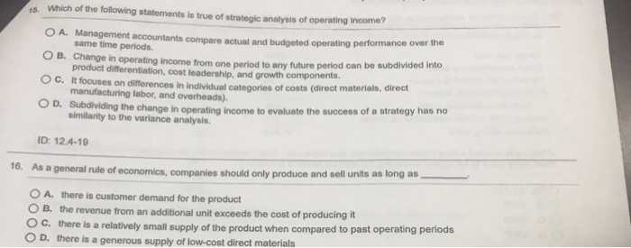Solved S. Which Of The Following Statements Is True Of St