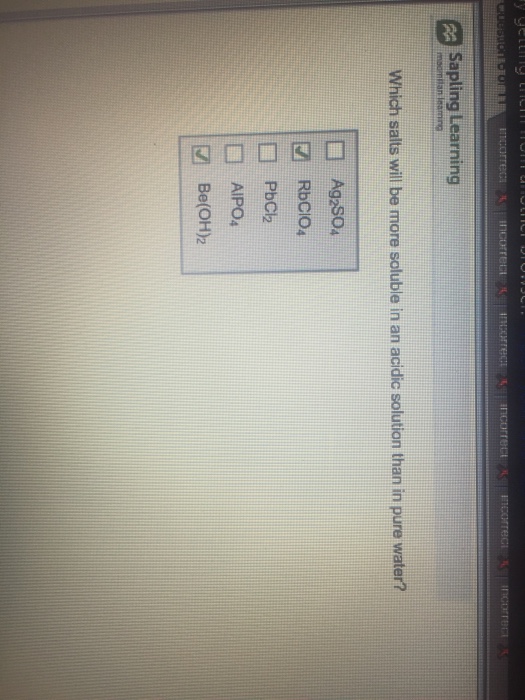 Solved Sapling Learning Milan Which Salts Will Be More So