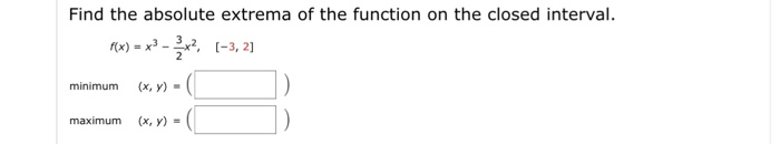 Absolute maximum and minimum examples image