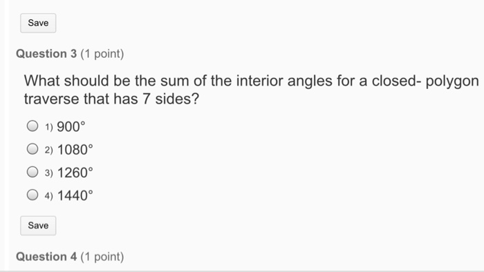 Solved What Should Be The Sum Of The Interior Angles For