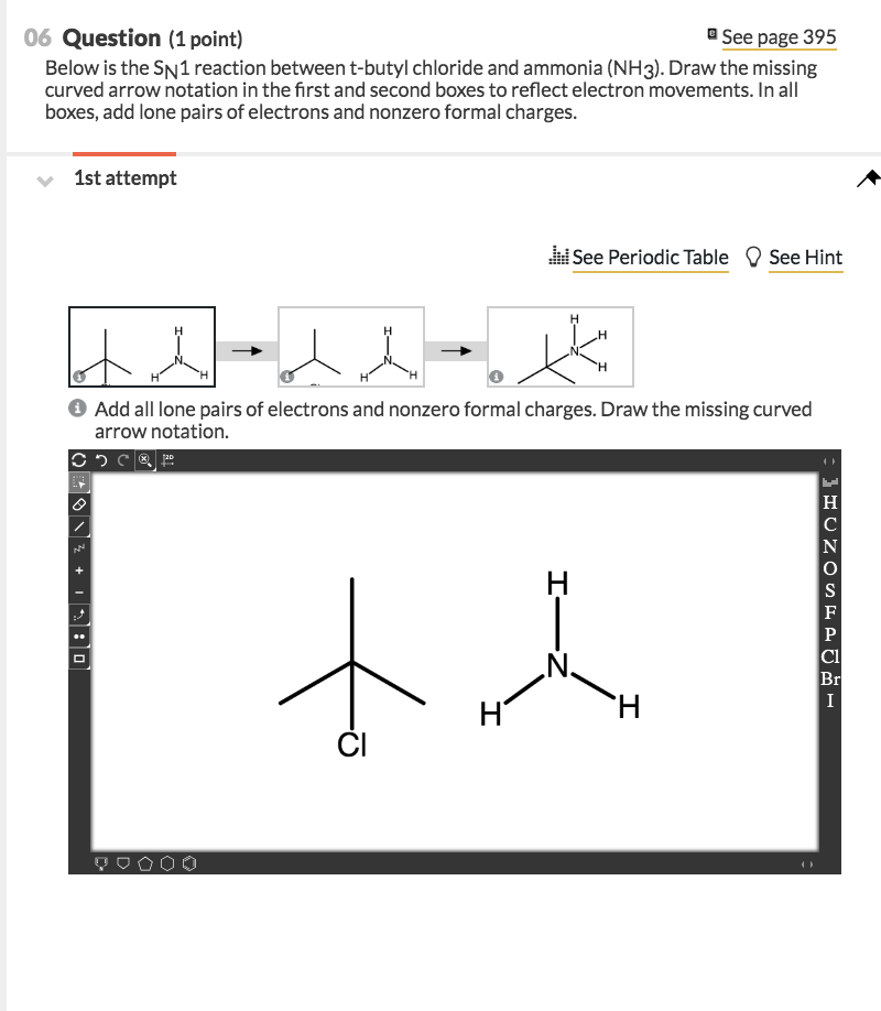 tert butyl chloride sn1 reaction