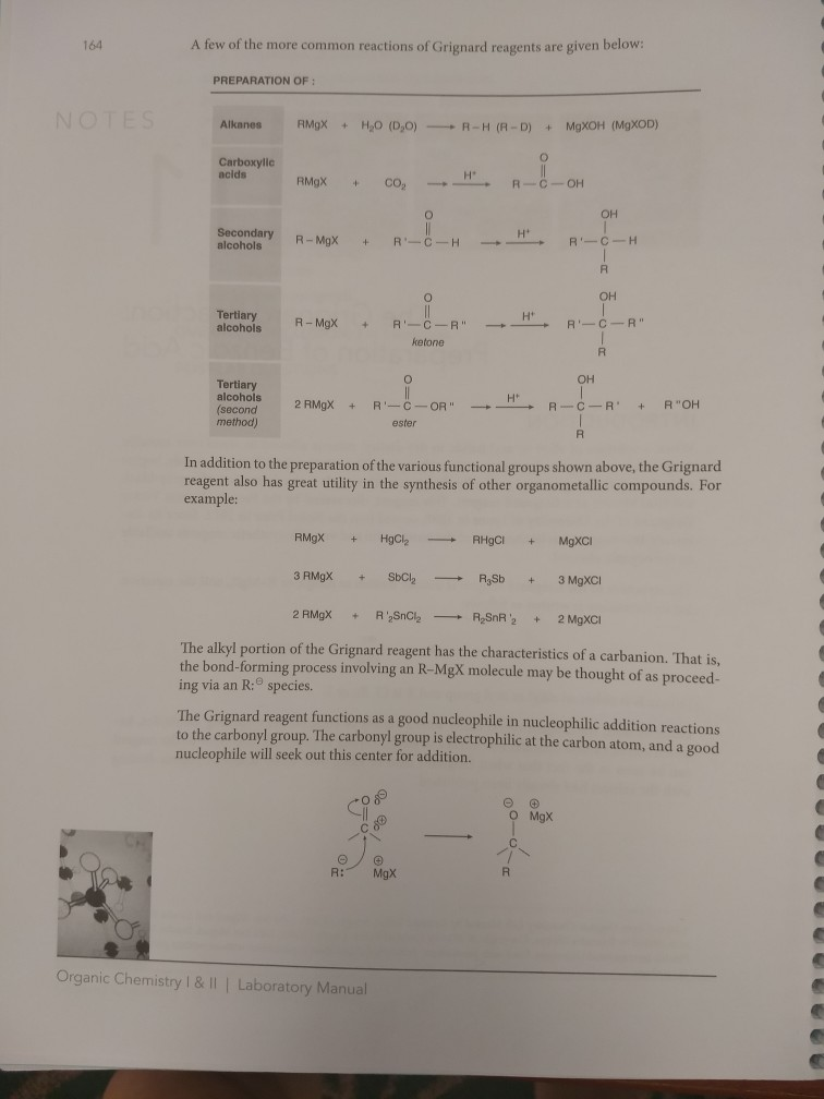 Grignard synthesis benzoic acid error picture