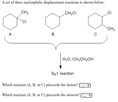 A Set Of Three Nucleophilic Displacement Reactions Is Shown Below 48+ Pages Summary [800kb] - Updated 2021 