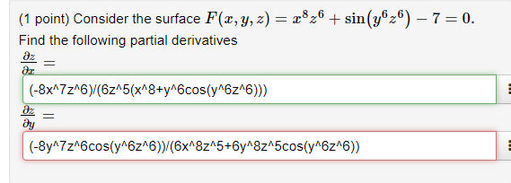 Solved 1 Point Suppose Z Z Sin Y X 3s2 T2 Y 2st A Chegg Com