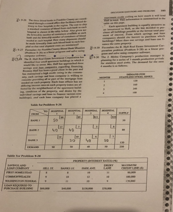 Solved Discussion Qlestions And Problems 385 Maximum Cred