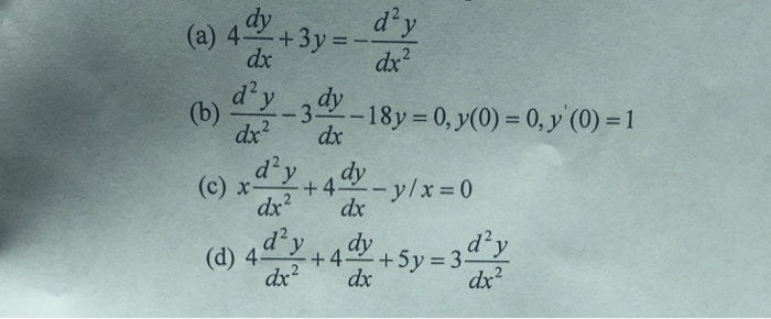 D 2y dx 2 x 2