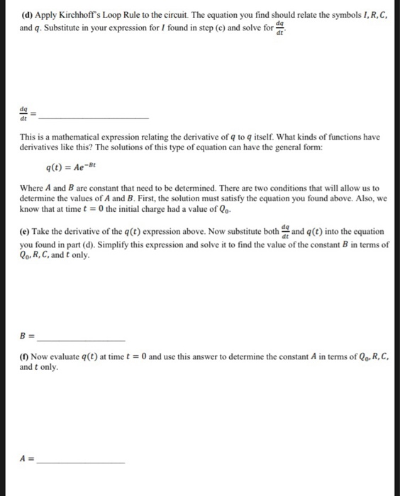 Solved The Magnitudes Of The Voltage Changes Across A Bat Chegg Com