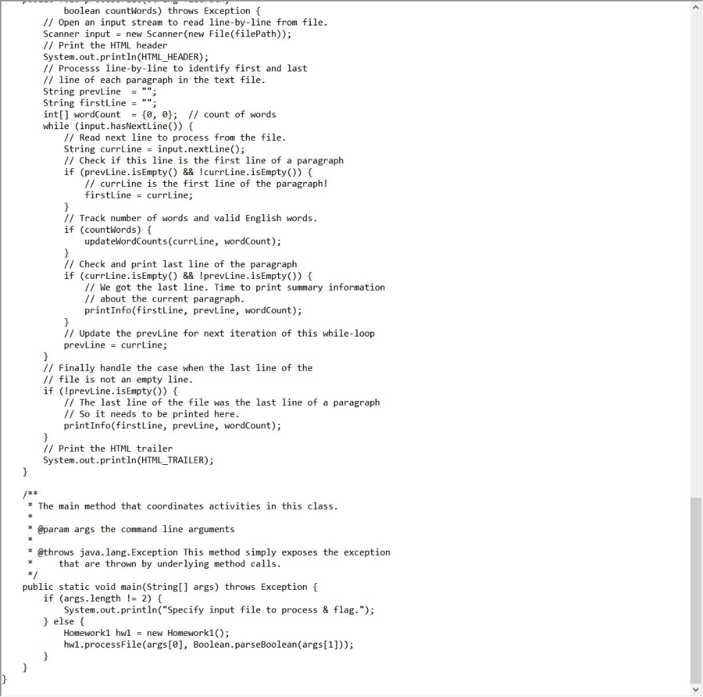 Requirements (almost the same as previous homework | Chegg.com