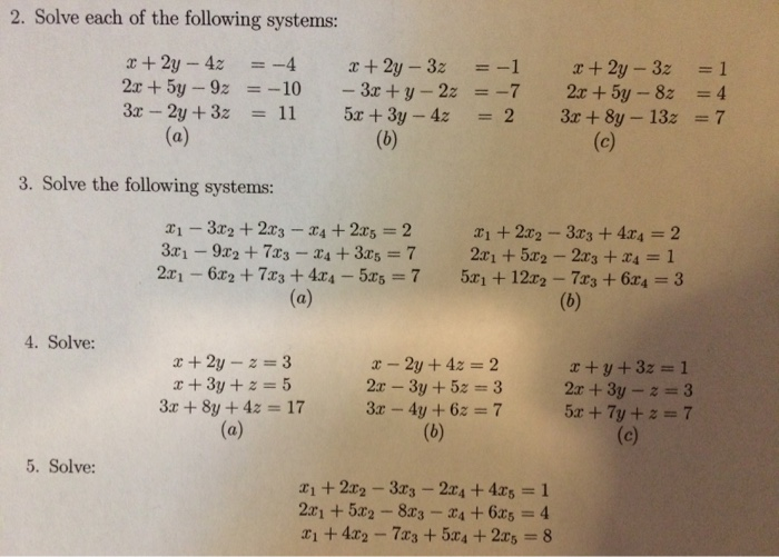 Solved 1 Consider The System X Ay 4 Ax 9y B A Fo Chegg Com