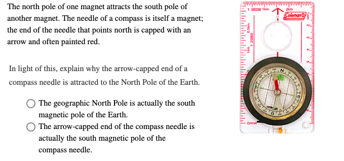 why compass points north