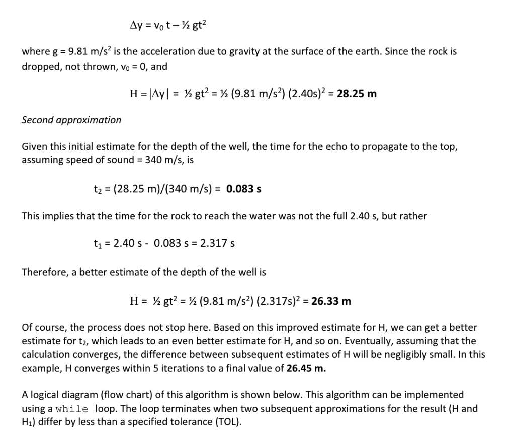 Where G 9 81 M S Is The Acceleration Due To Gravity Chegg Com