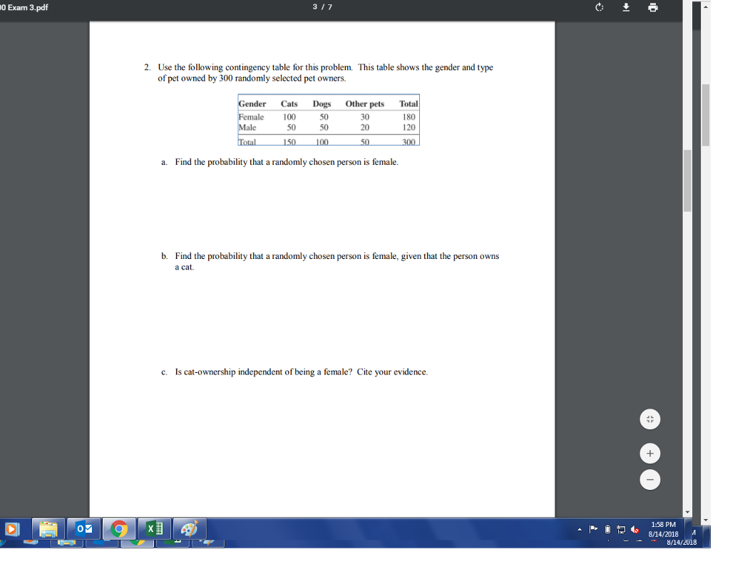 use the following contingency table for this problem - calameo promoting your photos on instagram