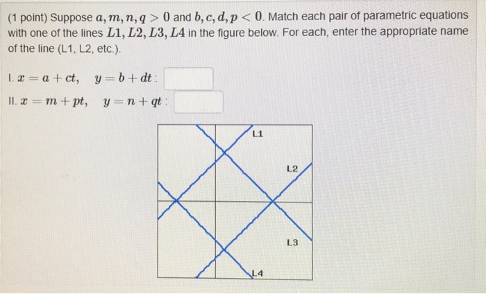 Solved 1 Point Suppose A M N Q 0 And B C D P Chegg Com