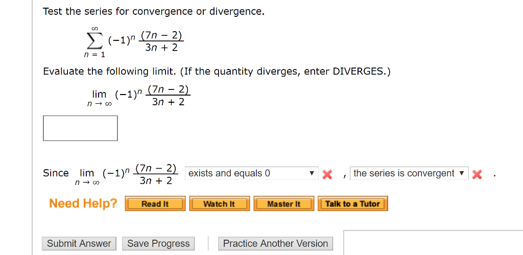 Solved Test The Series For Convergence Or Divergence Co 3n Chegg Com