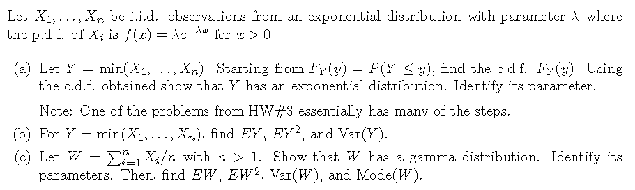 Solved Let X1 Be Ii D Observations From An Expone Chegg Com