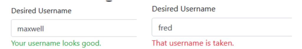 Desired Username Desired Username fred maxwell Your username looks good That username is taken.
