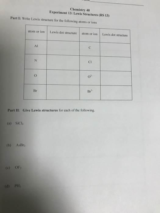 Lewis structures worksheet chem 1 1 image