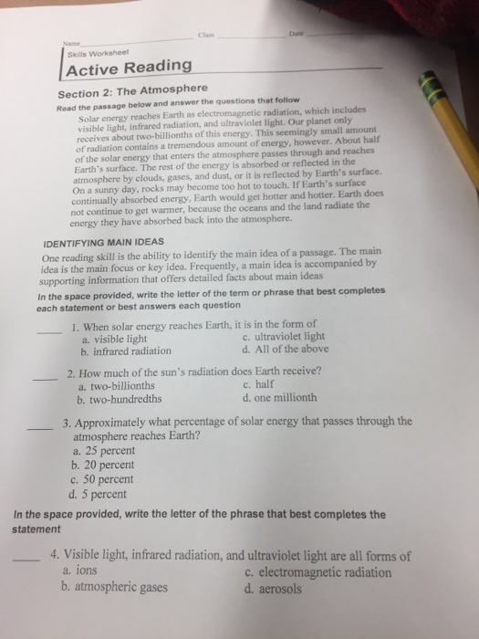 Solved Class Date Skills Worksheet Active Reading Section 2: | Chegg.com