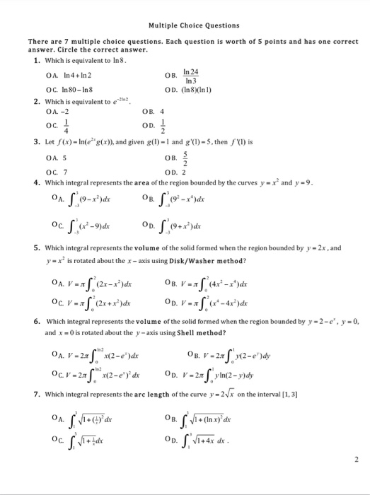 Solved Which Is Equivalent To In8 A In4 In2 B In 24 L Chegg Com