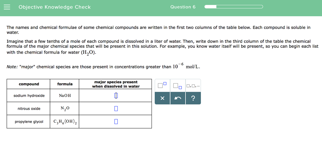 Solved Objective Knowledge Check Question 6 The Names And Chegg Com