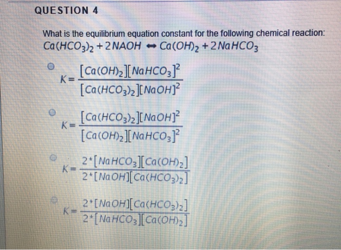 NaOH Ca(HCO3)2: Tìm Hiểu Phản Ứng Hóa Học Quan Trọng