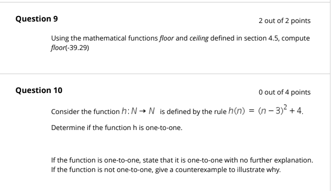 Solved Question 9 2 Out Of 2 Points Using The Mathematica