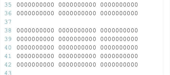 35 0000000000 0000000000 0000000000 36 00000000000000000000 0000000000 37 38 0000000000 0000000000 0000000000 39 0000000000 0
