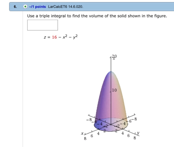 Solved 6 1 Points Larcalcet6 14 6 0 Use A Triple Chegg Com