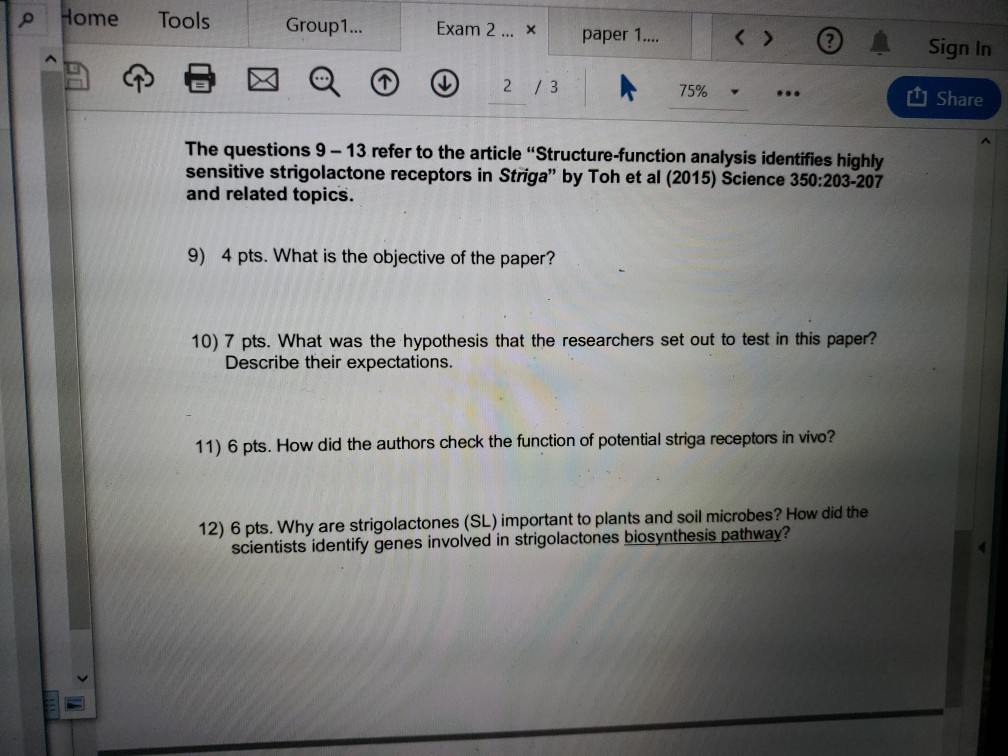 P K Home 1.. ... Tools Sig X 2.. Paper 1... Exam Group