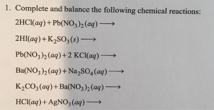 Na2so3 ba no3