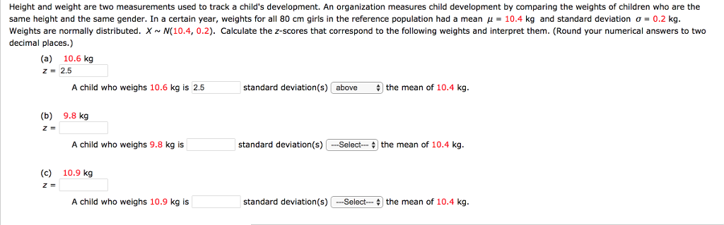 Solved Height And Weight Are Two Measurements Used To Tra
