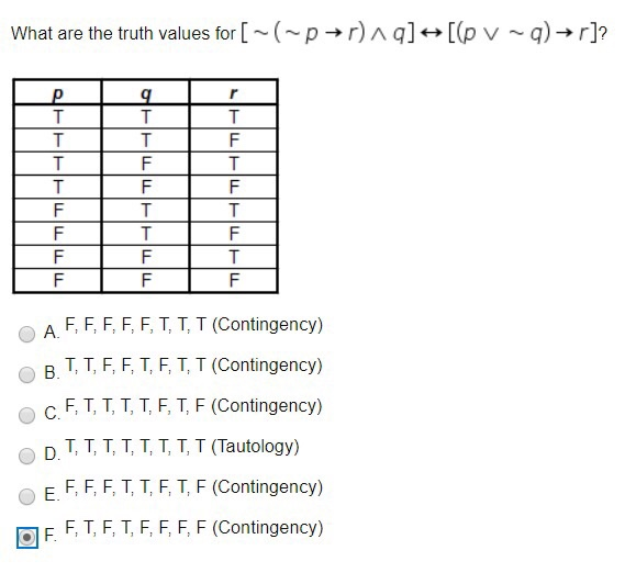 Solved What Are The Truth Values For N P R Q 이 P V Q Chegg Com