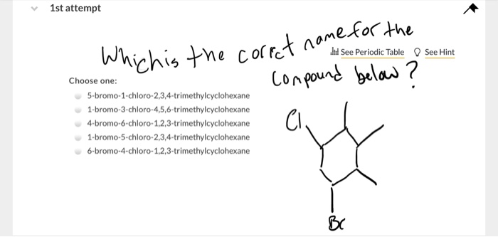 Solved 1st Attempt See Periodic Table See Hint Conpund Be