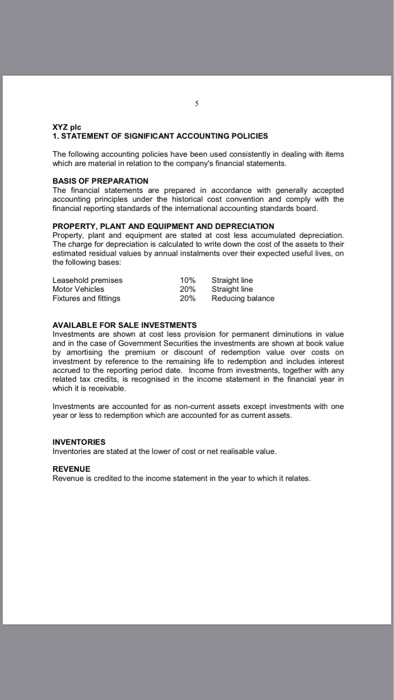 Case study ratio analysis image