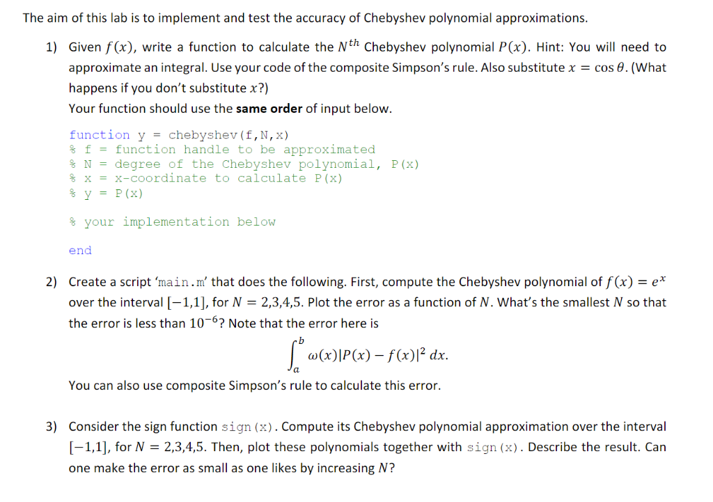 Solved Using Matlab Composite Simpsons Rule Code Part 1 Function Xi Simpson F B N H B N Xi0 F F B Q