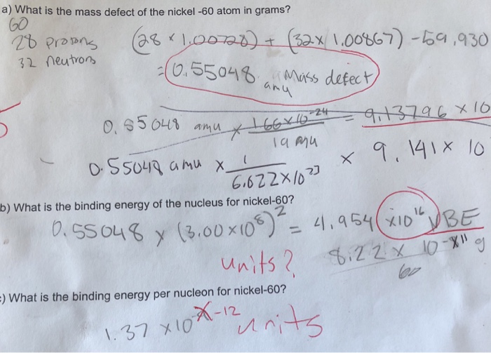 a nickel atom with 32 neutrons