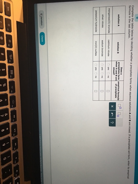 Manganese Ii Chloride And Nickel Ii Sulfate Precipitate