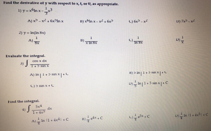 Solved Find The Derivative Ot Y With Respect To X T Or 6 Chegg Com