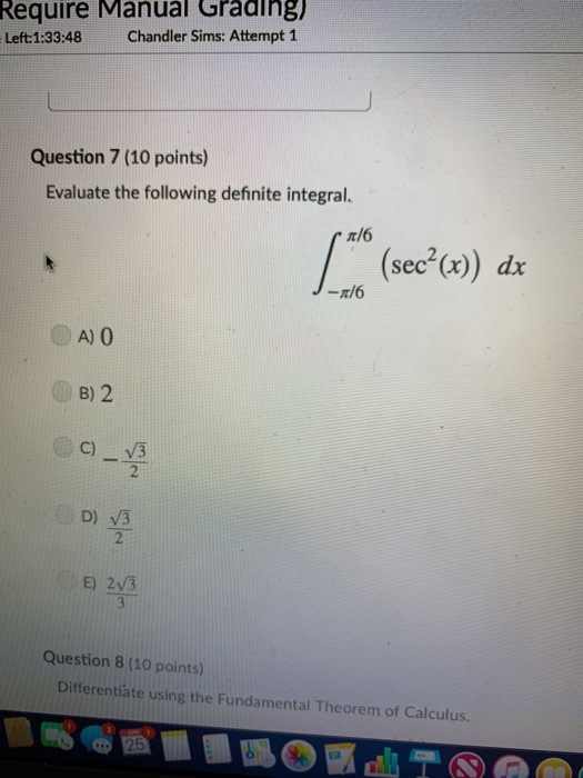 Solved Require Manual Gradlng Left1 33 48 Chandler Sims Chegg Com