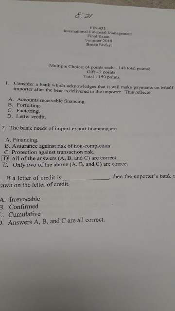 Exam OMS-435 Revision Plan