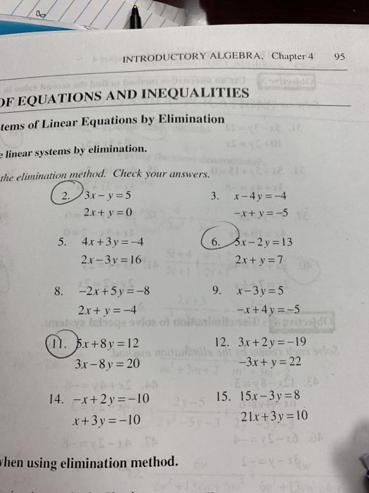 Solved Introductory Algebra Chapter 4 95 F Equations And Chegg Com