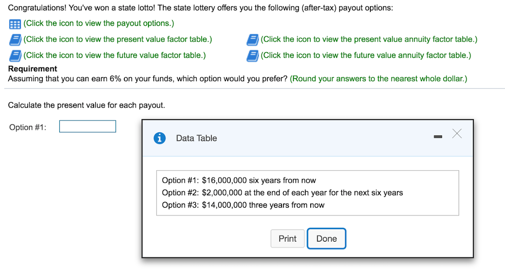 lotto payout calculator