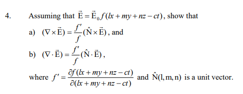 Solved 4 Assuming That E E F Lx My Nz C Show That A Chegg Com