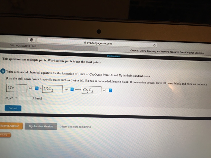 Owl homework cengage image