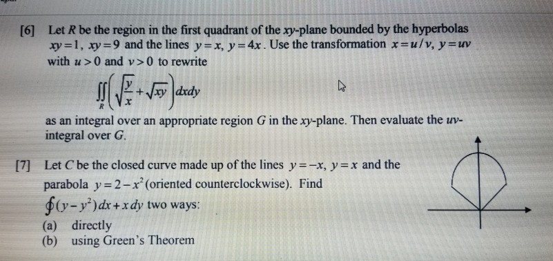 Let R Be The Region In The First Quadrant Of The Chegg Com