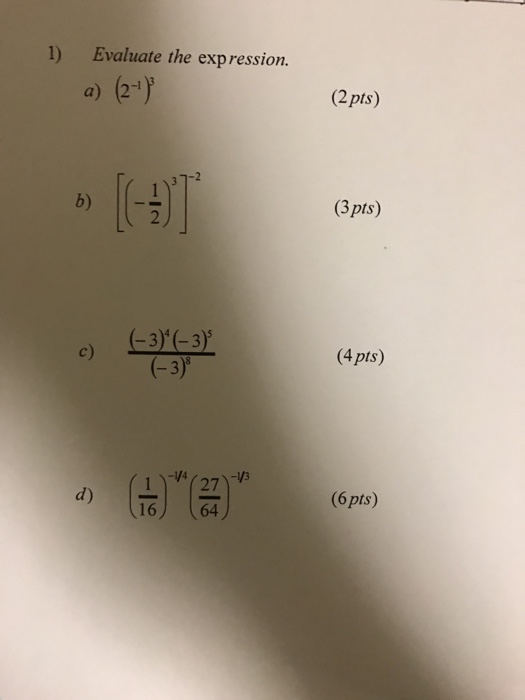 Solved Evaluate The Expression 2 13 123 2